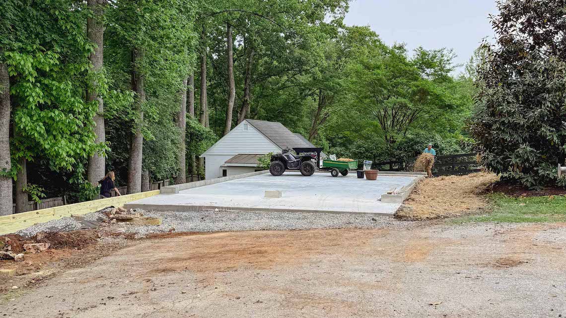 Concrete Foundation for Garage Clifton VA