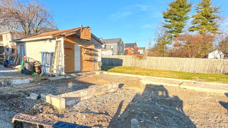 Demolition of garage
