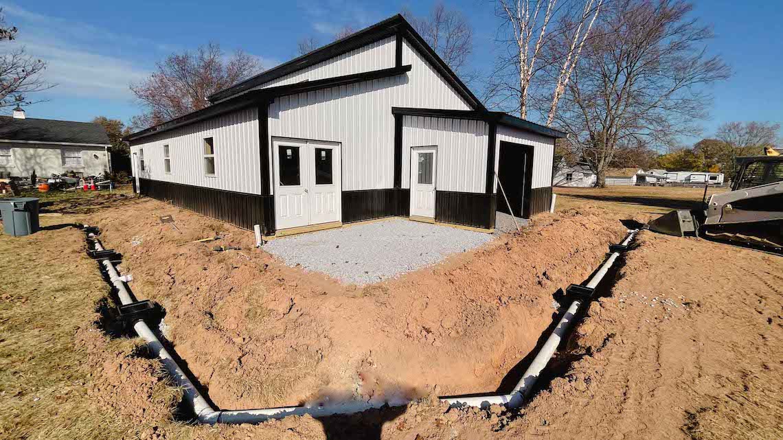 French drain system