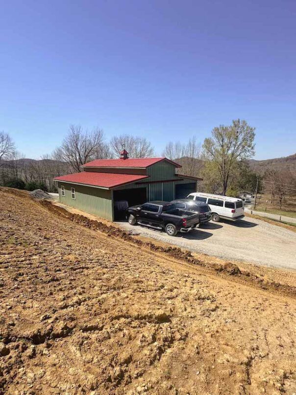 Pole Barn Site Preparation 15 Once the pole barn is built