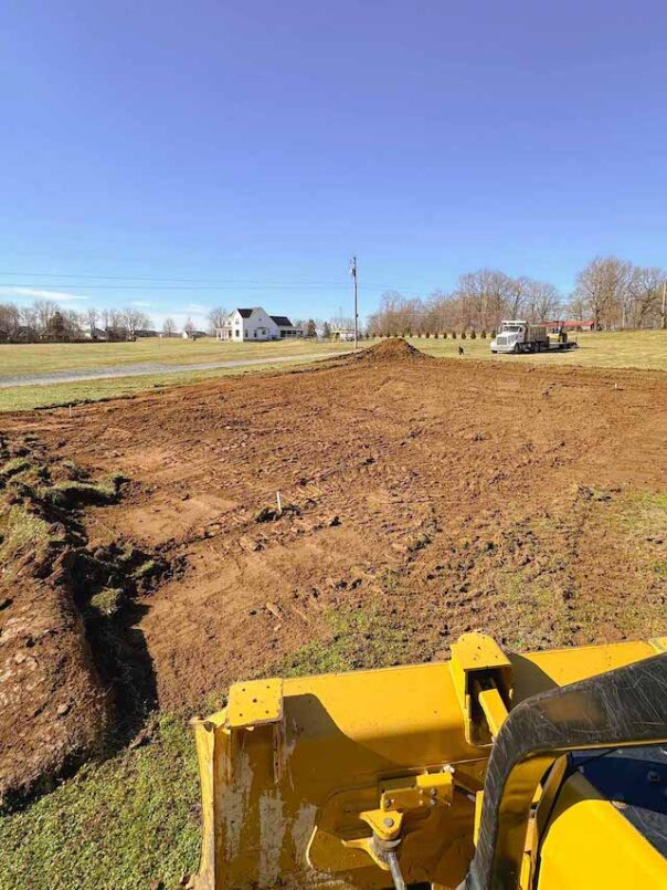 Pole Barn Foundation and Stone Driveway 2 Due to the size of the building site