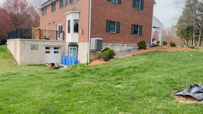 Storm Water Management & Rosetta Koda Wall 1 Before the new drainage system