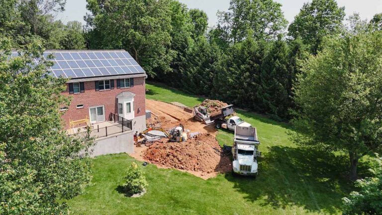 To improve the drainage issues