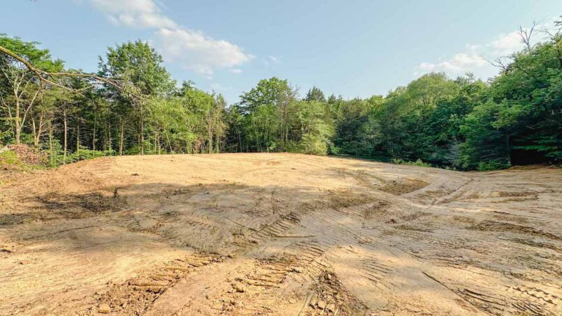 Site Excavation for Pole Barn Garage 4 With excavation complete