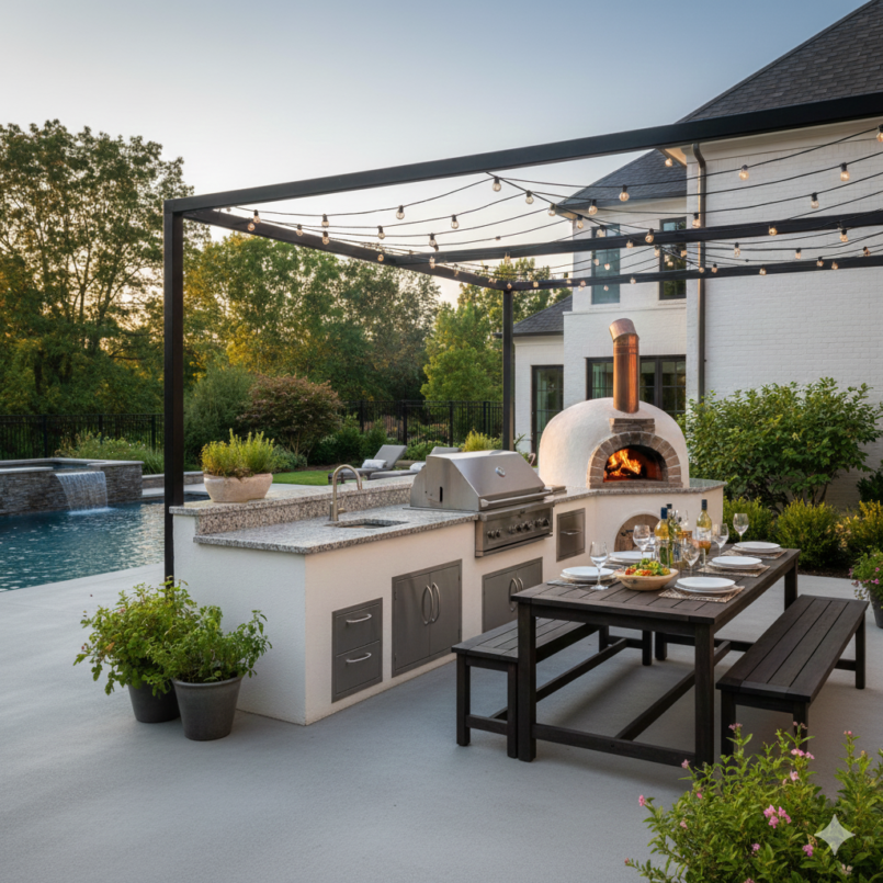 Concrete Foundations - Revamp 14 Outdoor Cooking concrete foundation