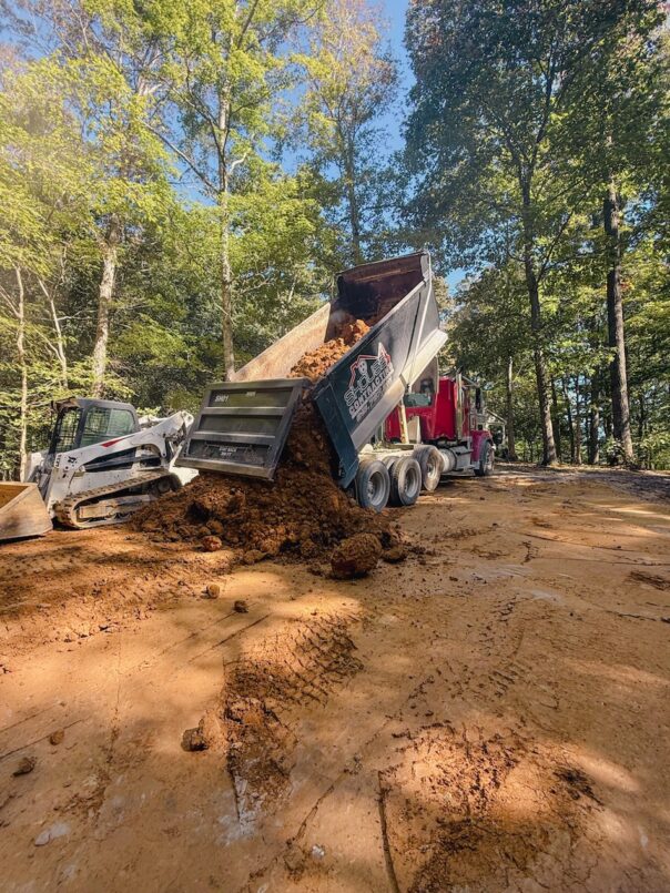 Additional loads of dirt