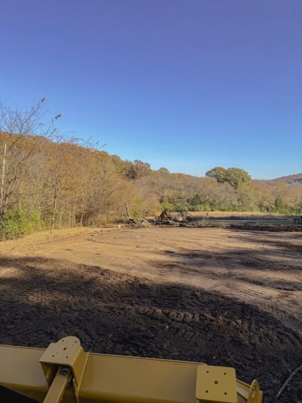 Site preparation begins