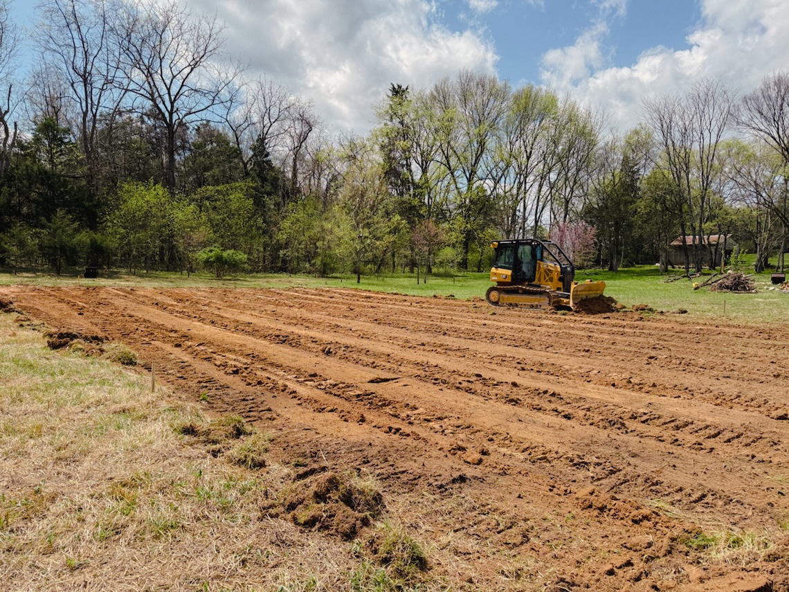 What Does Pole Barn Site Preparation Include? 11 Large rural building pad under excavation and grading for a barndominium site