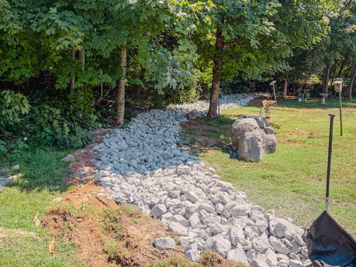 This property began with erosion