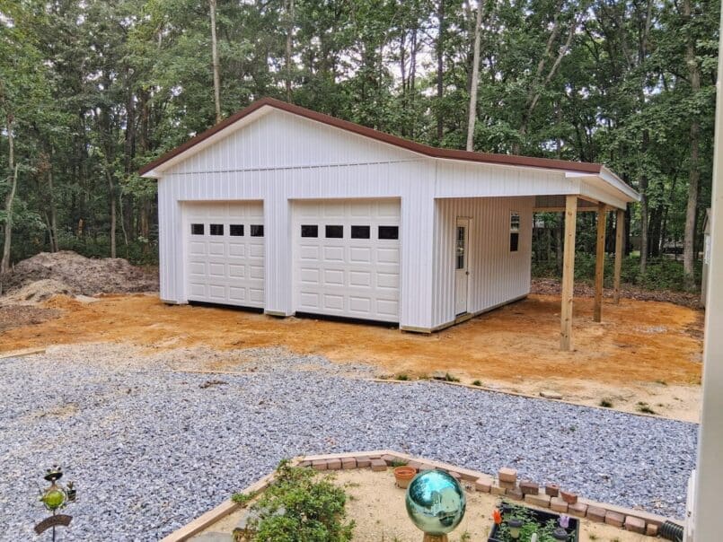 Once the foundation was complete