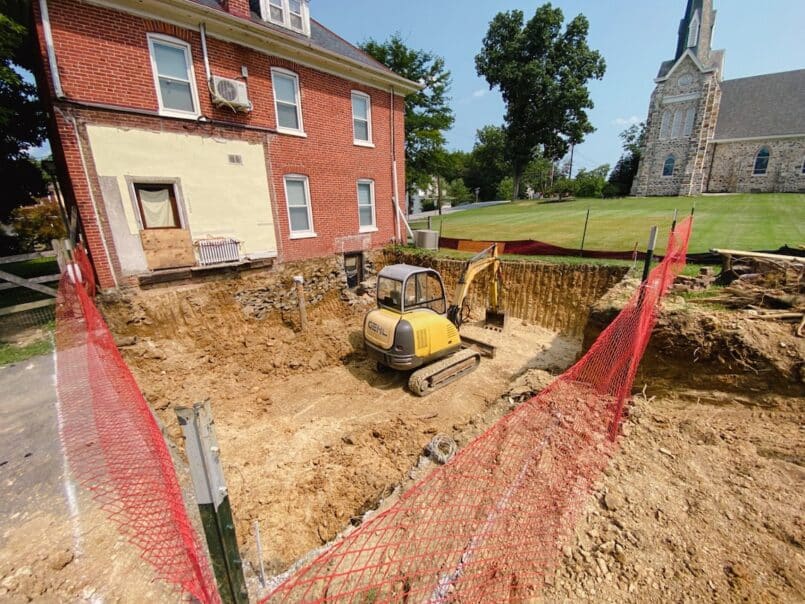 Excavation is continued