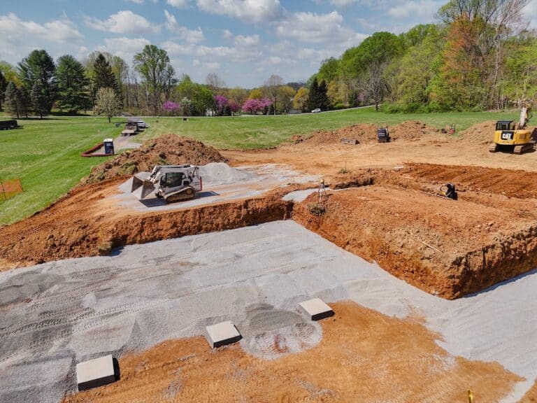This new home foundation