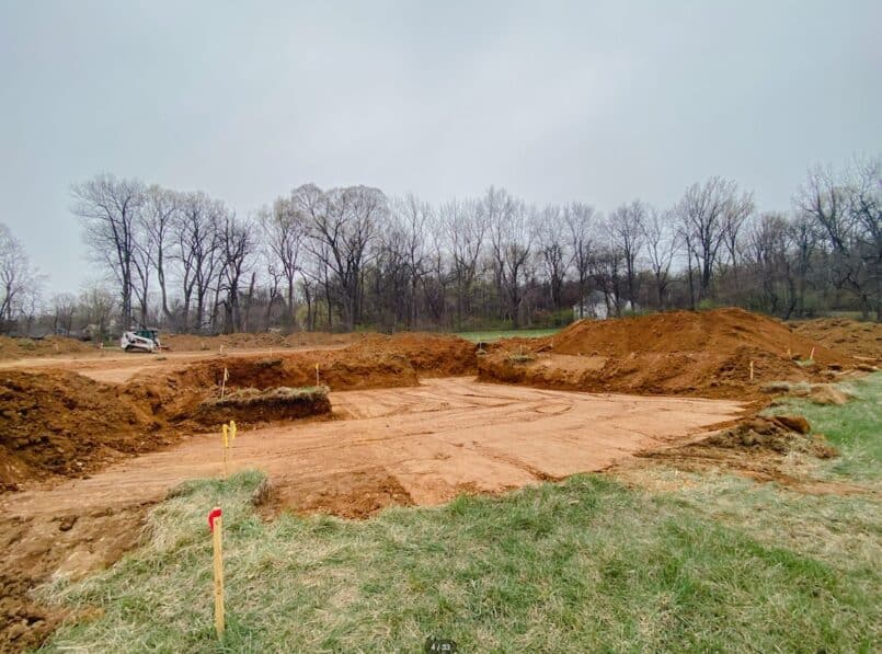 Breaking ground on a new home