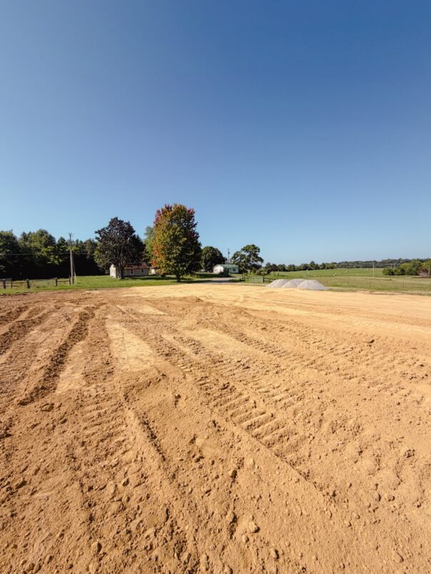 The pole barn site